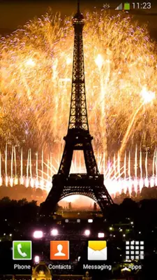 Eiffel Tower Fireworks android App screenshot 9