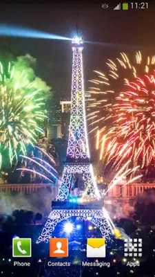 Eiffel Tower Fireworks android App screenshot 12