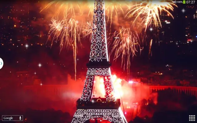 Eiffel Tower Fireworks android App screenshot 3