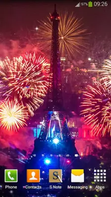 Eiffel Tower Fireworks android App screenshot 5