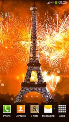 Eiffel Tower Fireworks android App screenshot 6