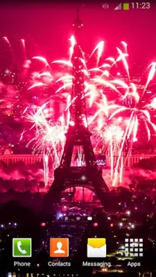 Eiffel Tower Fireworks android App screenshot 8